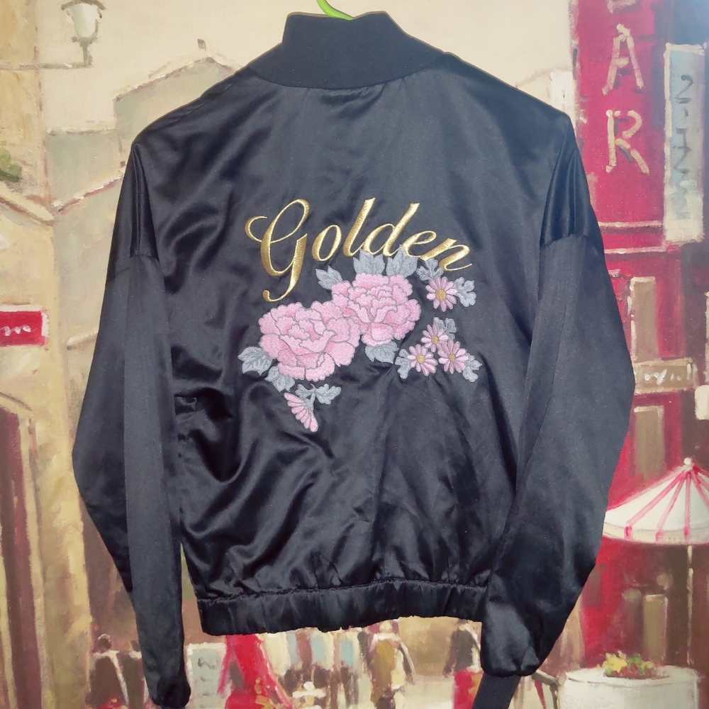 Golden by Tna satin jacket